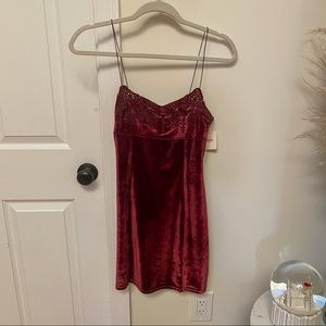 Velvet Mini Dress